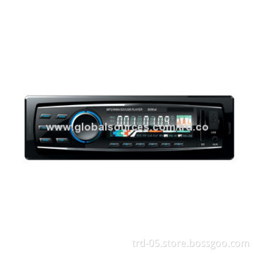 Car MP3, 1 Din Deckless USB/SD Auto-radio, 4*50W Output, FM/AM, 4-RCA Output, Support MP3/WMA, ID3